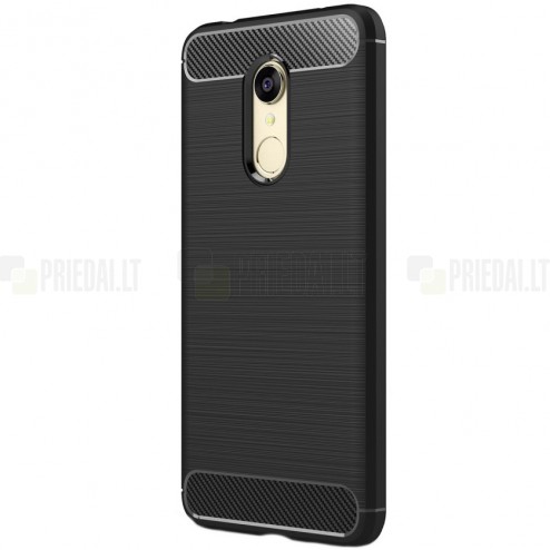 Xiaomi Redmi 5 „Carbon“ kieto silikono TPU juodas dėklas - nugarėlė