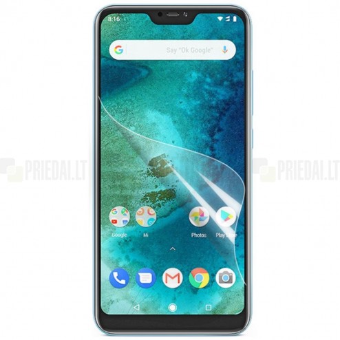 Xiaomi Redmi 6 Pro (Mi A2 Lite) apsauginė skaidri ekrano plėvelė