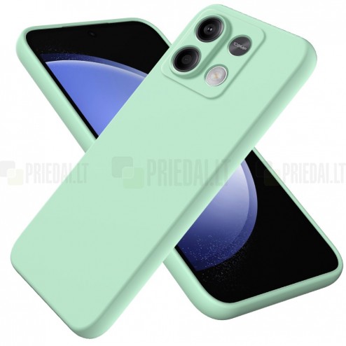 Xiaomi Redmi Note 13 5G Shell kieto silikono (TPU) dėklas žalias - nugarėlė