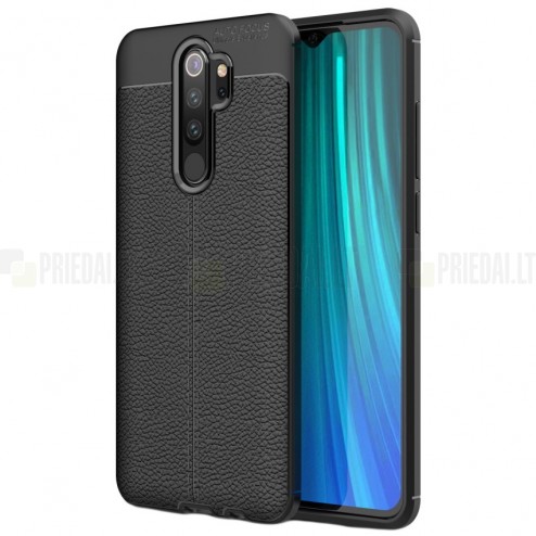 Xiaomi Redmi Note 8 Pro FOCUS kieto silikono TPU juodas dėklas - nugarėlė