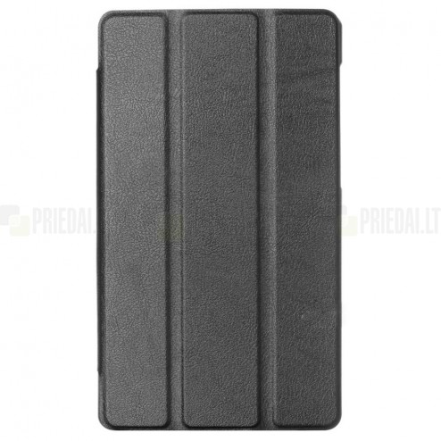 Asus ZenPad C 7.0 (Z170C) atverčiamas juodas odinis dėklas - knygutė