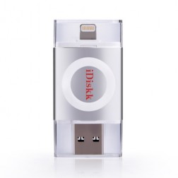 „iDiskk“ Lightning USB 3.0 Flash Drive atmintinė - sidabrinė (16 Gb)