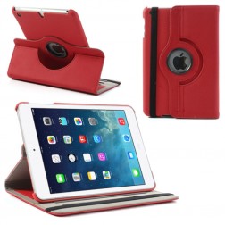 Atverčiamas dėklas (360°) - raudonas (iPad Mini 1 / 2 / 3)