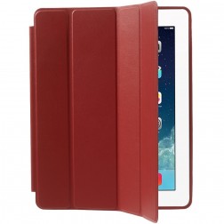 Klasikinis atverčiamas dėklas - raudonas (iPad 2 / 3 / 4)