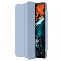 Leather Smart Cover atverčiamas dėklas - šviesiai mėlynas (iPad Pro 11" 2018 / 2020 / 2021 / 2022 / Air 4 10.9" 2020 / Air 5 10.9" 2022)