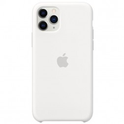 Oficialus „Apple“ Silicone Case dėklas - baltas (iPhone 11 Pro)