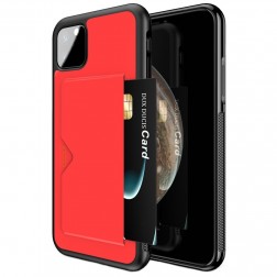 „Dux Ducis“ Pocard dėklas - raudonas (iPhone 11 Pro)