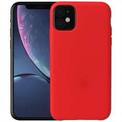 Kieto silikono (TPU) dėklas - raudonas (iPhone 11)
