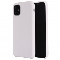 Kieto silikono (TPU) dėklas - baltas (iPhone 11)