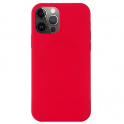 „Shell“ MagSafe kieto silikono (TPU) dėklas - raudonas (iPhone 12 / 12 Pro)