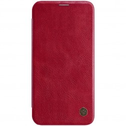 „Nillkin“ Qin atverčiamas dėklas - raudonas (iPhone 12 Mini)