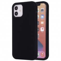 „Shell“ MagSafe kieto silikono (TPU) dėklas - juodas (iPhone 12 Mini)