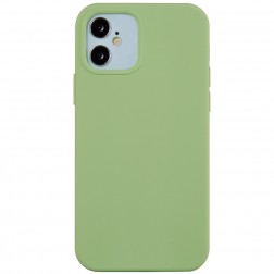 Kieto silikono (TPU) dėklas - žalias (iPhone 12 Mini)