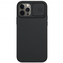 „Nillkin“ CamShield MagSafe dėklas - juodas (iPhone 12 / 12 Pro)