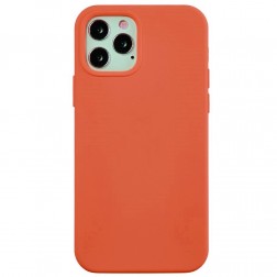 Kieto silikono (TPU) dėklas - oranžinis (iPhone 12 / 12 Pro)