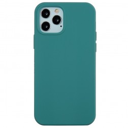 Kieto silikono (TPU) dėklas - tamsiai žalias (iPhone 12 / 12 Pro)