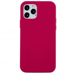Kieto silikono (TPU) dėklas - tamsiai rožinis (iPhone 12 / 12 Pro)