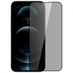 „Nillkin“ Tempered Glass juodas apsauginis ekrano stiklas 0.26 mm - privatumo (iPhone 13 Mini)