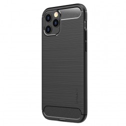 „IPAKY“ Carbon kieto silikono (TPU) dėklas - juodas (iPhone 13 Pro Max)
