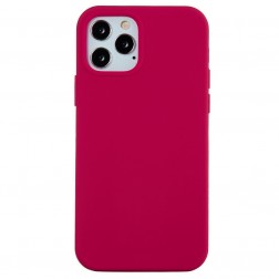 „Shell“ kieto silikono (TPU) dėklas - tamsiai rožinis (iPhone 13 Pro)
