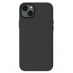 Kieto silikono (TPU) dėklas - juodas (iPhone 14 Plus)