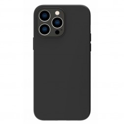 Kieto silikono (TPU) dėklas - juodas (iPhone 14 Pro Max)