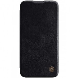 „Nillkin“ Qin Pro atverčiamas dėklas - juodas (iPhone 14 Pro)