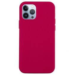 „Shell“ kieto silikono (TPU) dėklas - tamsiai rožinis (iPhone 14 Pro)