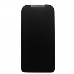 Vertikaliai atverčiamas dėklas - juodas (iPhone 4 / 4S)
