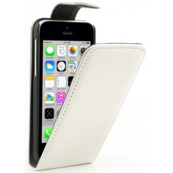 Klasikinis atverčiamas dėklas - baltas (iPhone 5C)