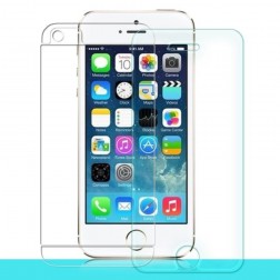 „Nillkin“ 9H Tempered Glass apsauginis ekrano stiklas 0.33 mm + nugarėlės plėvelė (iPhone 5 / 5S / SE)