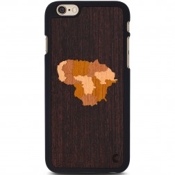 „Crafted Cover“ natūralaus medžio dėklas - Lietuva (iPhone 6 / 6s)