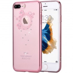 „Devia“ Garland Swarovski dėklas - rožinis (iPhone 7 / 8 / SE 2020 / SE 2022)