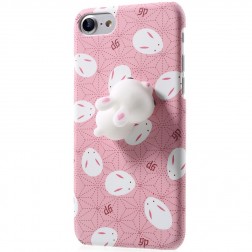 „Squezy“ Rabbit dėklas - rožinis (iPhone 7 / 8 / SE 2020 / SE 2022)