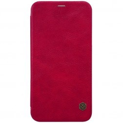 „Nillkin“ Qin atverčiamas dėklas - raudonas (iPhone X / Xs)