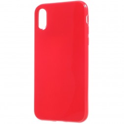 Kieto silikono dėklas - raudonas (iPhone X / Xs)