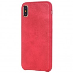 Slim Leather dėklas - raudonas (iPhone X / Xs)