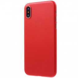 Ploniausias plastikinis dėklas - raudonas (iPhone X / Xs)