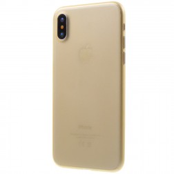 Ploniausias plastikinis dėklas - rudas (iPhone X / Xs)