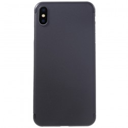 Ploniausias plastikinis dėklas - juodas (iPhone Xs Max)
