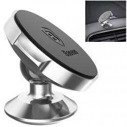 „Baseus“ Magnet Mount (360°) automobilinis telefono laikiklis - sidabrinis