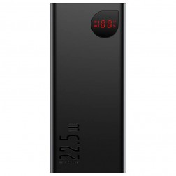 „Baseus“ Adaman Metal Fast Charge išorinė baterija - juoda (20000 mAh, 22.5W)