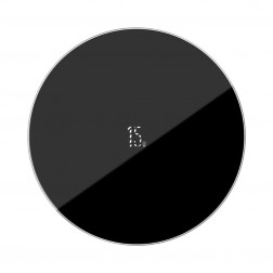 „Baseus“ Simple belaidis kompaktiškas įkroviklis - juodas (18W)