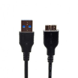 Micro USB 3.0 laidas - juodas (1 m.)