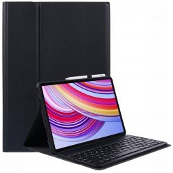 „Bosina“ Atverčiamas dėklas su klaviatūra - juodas (Redmi Pad Pro / Poco Pad)