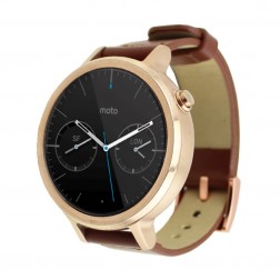 „Deluxe“ išmaniojo laikrodžio odinė apyrankė - ruda (Motorola Moto 360)