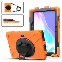 „Amorus“ Sustiprintos apsaugos (360°) dėklas - oranžinis (Galaxy Tab Active Pro / Tab Active4 Pro)