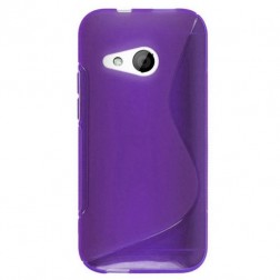 „S-Line“ kieto silikono (TPU) dėklas - violetinis (One mini 2)