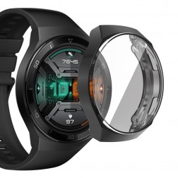 Išmaniojo laikrodžio kieto silikono (TPU) dėklas - juodas (Huawei Watch GT 2e)