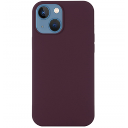 „Shell“ MagSafe kieto silikono (TPU) dėklas - bordo (iPhone 15 Plus)